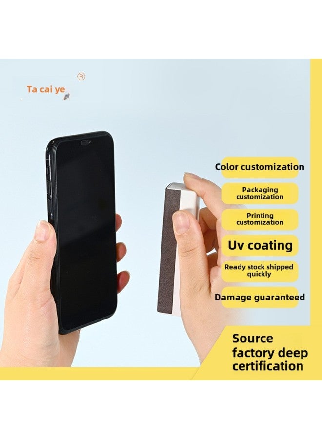 15ml Half Pack Of Ultra-fiber Flannel Screen Cleaning Spray Wiping Storage Two-in-one Screen Wiping Cloth Mobile Phone Cleaning Suit-Color:100ml Pointed Mouth Refill Bottle  - Image 4