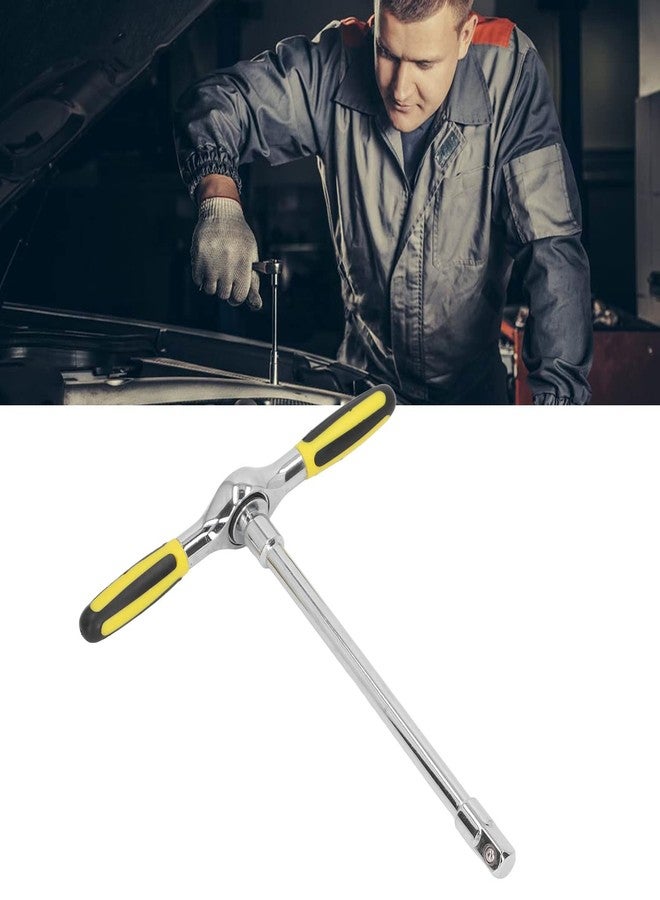 زيروديس مفتاح ربط قابل للتعديل من نوع Zerodis بمقبض على شكل حرف T، مفتاح ربط سريع الفك بمقبس على شكل حرف T، مفتاح ربط قابل للتعديل بيد واحدة على شكل حرف T للمعدات الميكانيكية وإصلاح السيارات - Image 4