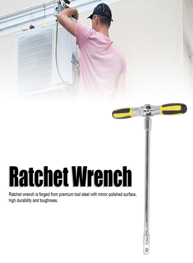 زيروديس مفتاح ربط قابل للتعديل من نوع Zerodis بمقبض على شكل حرف T، مفتاح ربط سريع الفك بمقبس على شكل حرف T، مفتاح ربط قابل للتعديل بيد واحدة على شكل حرف T للمعدات الميكانيكية وإصلاح السيارات - Image 2