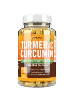 Tumeric Curcumin Supplement 2250Mg Joint Support Supplements Turmeric With Black Pepper Ginger 95% Curcuminoids Capsules - pzsku/ZA6315F50895F83E11ED0Z/45/_/1695146075/6367f030-cf10-4535-838e-791ecf048718