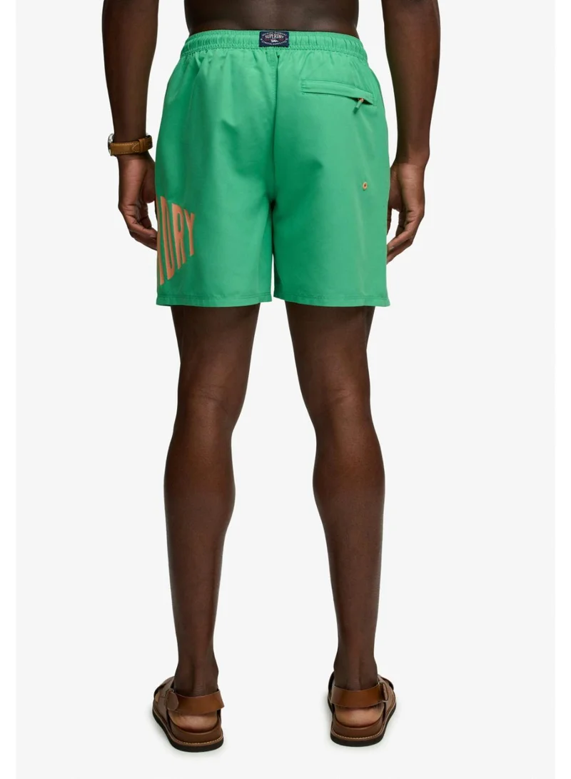 Superdry  Printed Logo 16-Inch Swim Shorts for Men | Best Price UAE