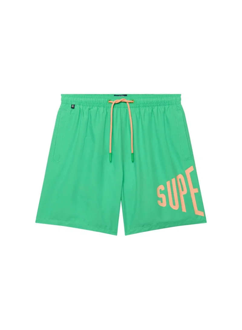 Superdry  Printed Logo 16-Inch Swim Shorts for Men | Best Price UAE