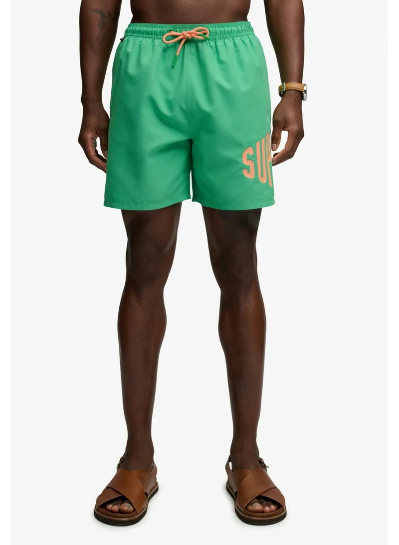 Superdry  Printed Logo 16-Inch Swim Shorts for Men | Best Price UAE