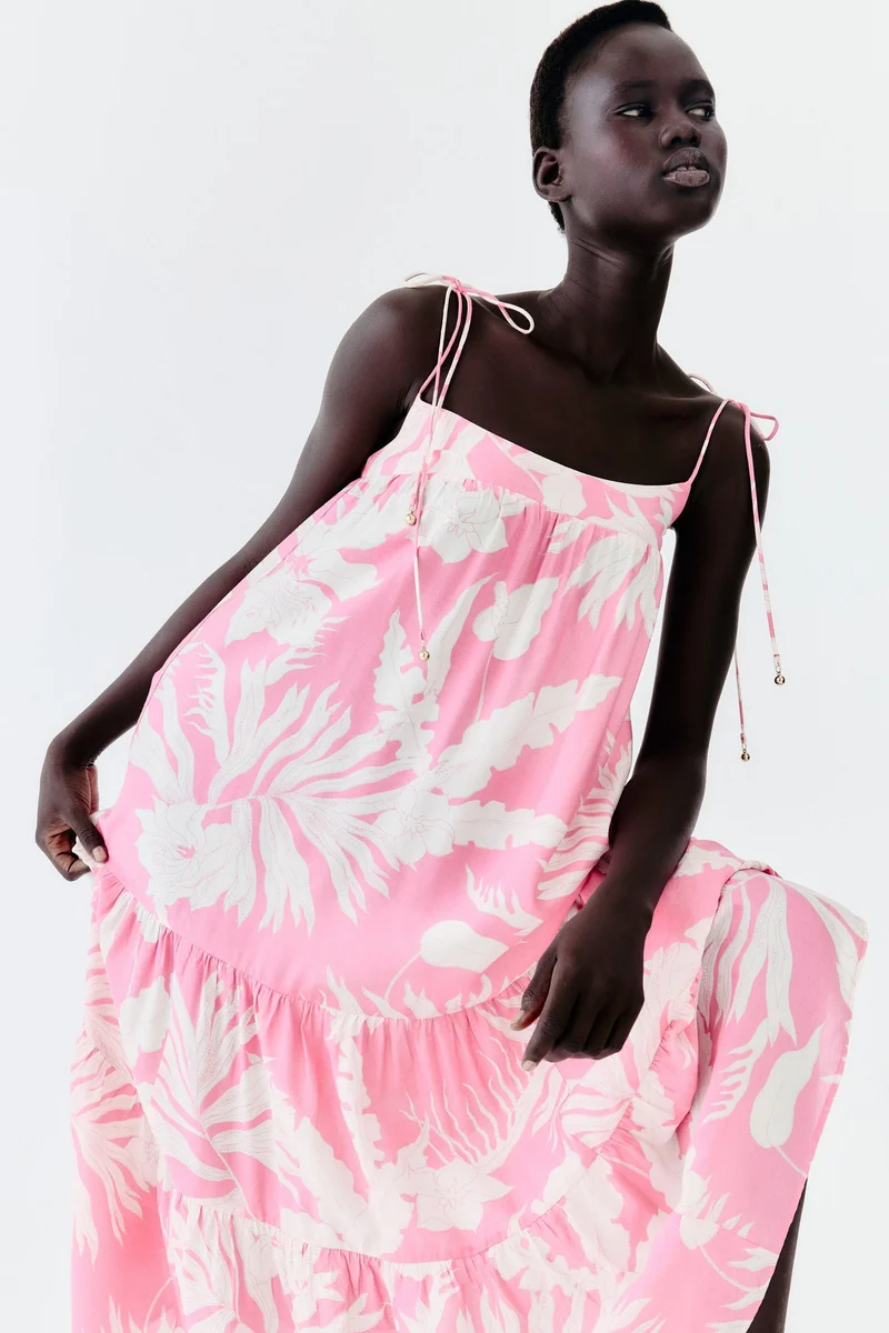 H&M Tie-strap maxi dress