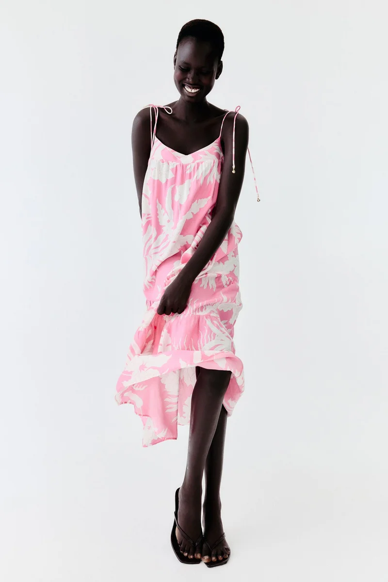 H&M Tie-strap maxi dress