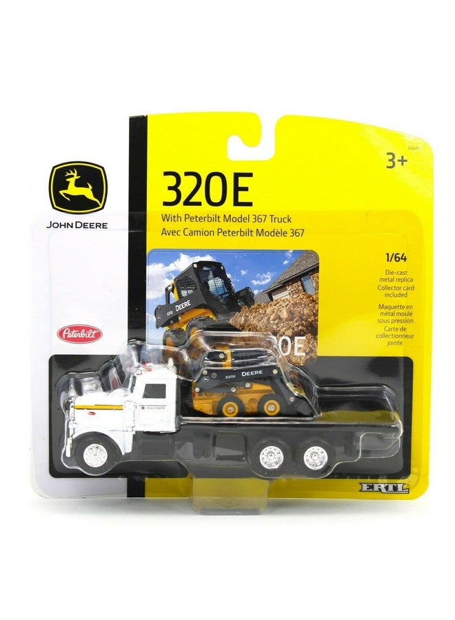 John Deere 1/64 Scale 320E Skid Steer With Truck - Image 2