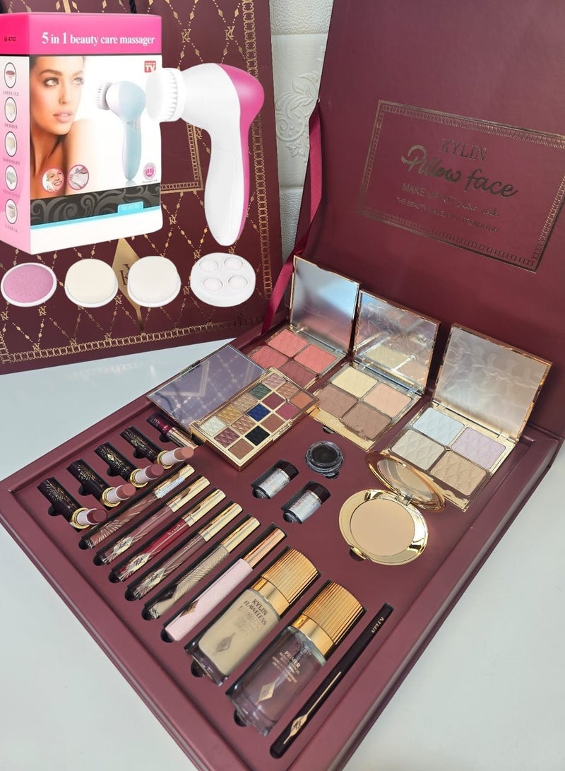 كايلين بوكس مكياج من كايلين باصناف متعددة وجهاز تنظيف بشرة - Image 1