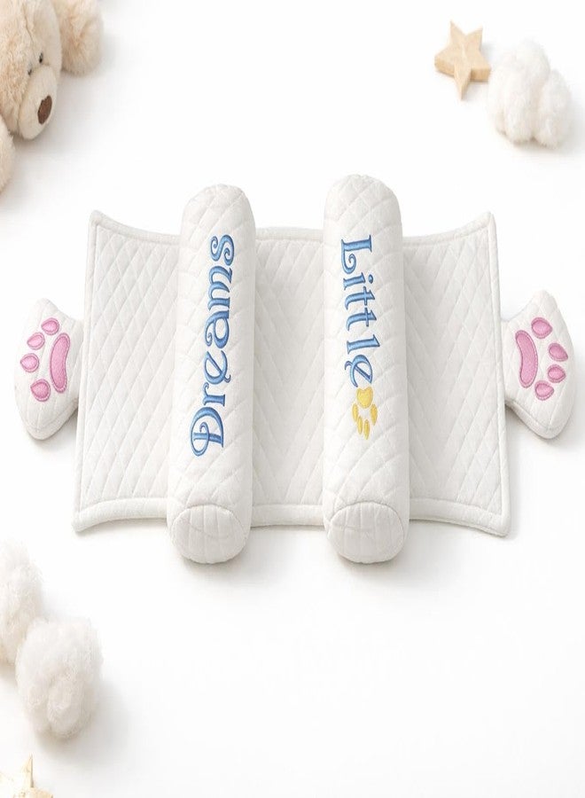 Snugnibble Baby Pillow Cushion | Soft Cotton Fabric | Lightweight Baby Support Cushion | Travel Friendly Infant Comfort Pillow | Multi-Purpose Baby Bedding Cushion - Image 4