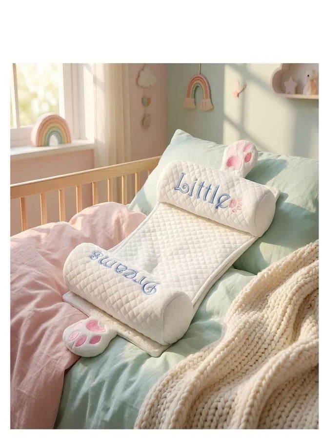 Snugnibble Baby Pillow Cushion | Soft Cotton Fabric | Lightweight Baby Support Cushion | Travel Friendly Infant Comfort Pillow | Multi-Purpose Baby Bedding Cushion - Image 1