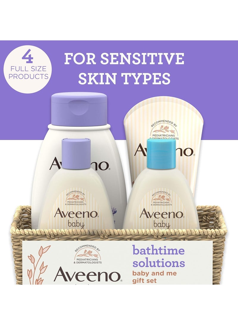 Aveeno Baby and Me Bathtime Solutions Gift Set (4 Items) - Image 3