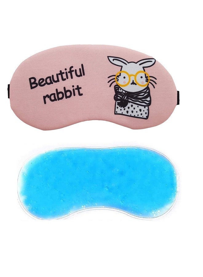 Jenna Rabbit Ice Gel Sleepingeye Mask For Insomnia, Meditation, Puffy Eyes And Dark Circles,Assorted  - Image 1