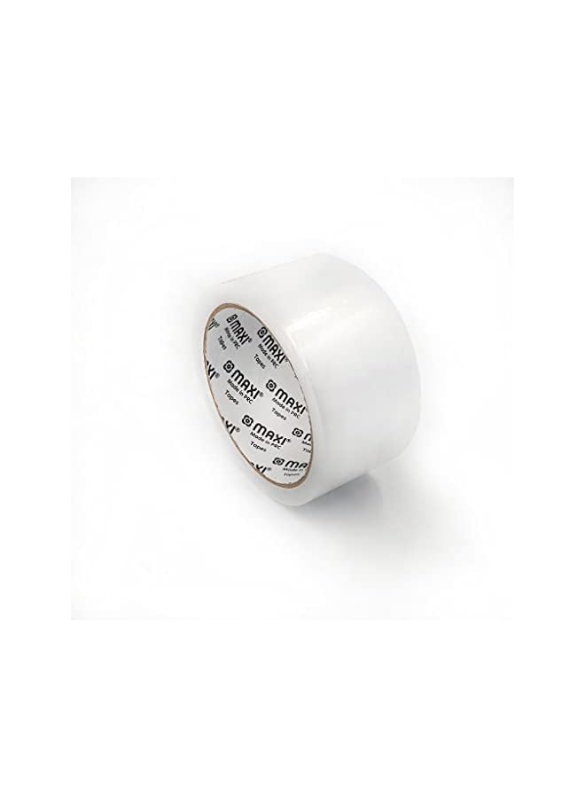 Maxi Maxi Packing Tape 45micron 48mmX45.7 M Brown 2pc+Packing Tape 48mmX45.7 M Cleare 2pcs, For Carton Sealing, Shipping and Packing Tape  - Image 4