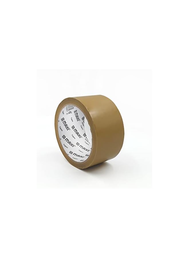 Maxi Maxi Packing Tape 45micron 48mmX45.7 M Brown 2pc+Packing Tape 48mmX45.7 M Cleare 2pcs, For Carton Sealing, Shipping and Packing Tape  - Image 5