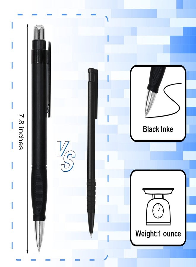 lyforx Big Fat Pens - Enhanced Writing Stability for Arthritis and Elderly Easy Thick Grip 3pcs Black - Image 2