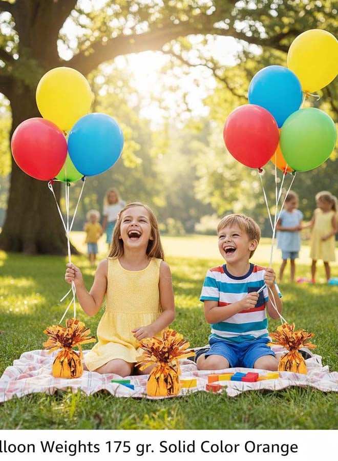 Ciao Balloon Weight 150g Solid Orange – Balloon Holder for Party, Birthday & Event Decoration - Image 3