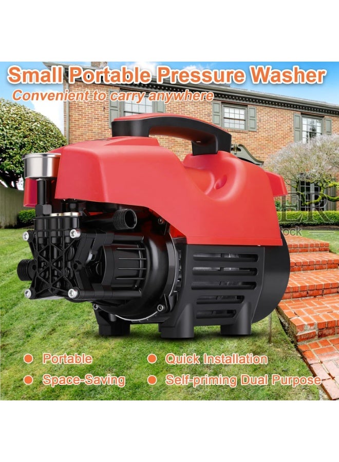 XiuWoo 3000W Electric High Pressure Washer, Home Car Wash Machine, Portable Power Washer, Detachable Water Gun with 10 Meters Hose, Adjustable Nozzles, Foam Cannonfor Car & Home - Image 3
