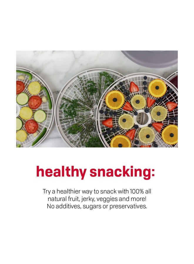 NESCO Gardenmaster Pro Food Dehydrator, 8 Trays, White - Image 5