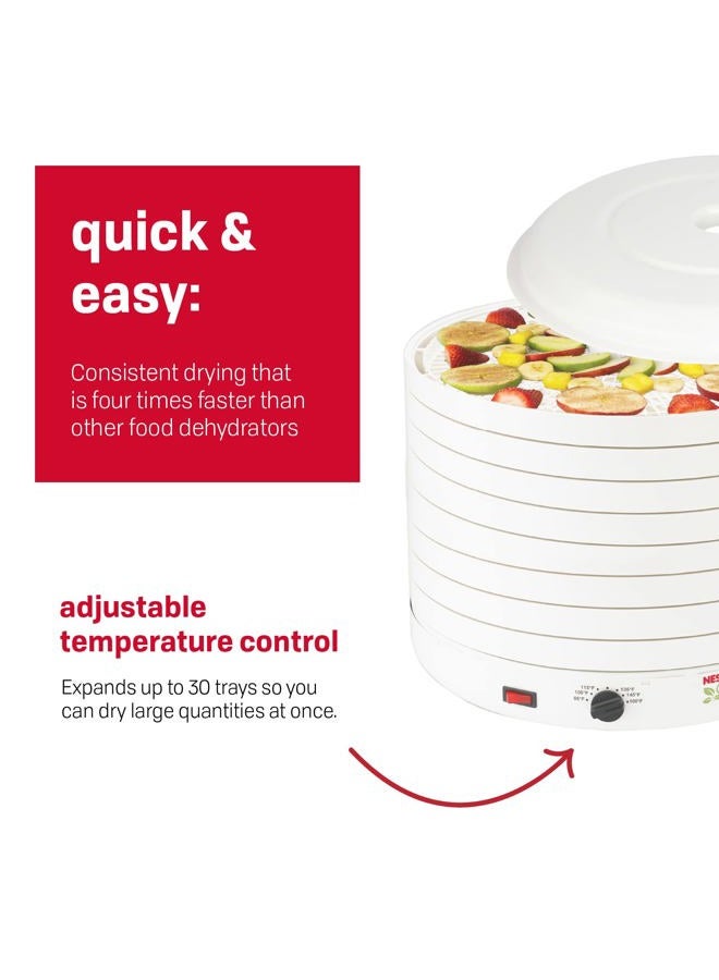 NESCO Gardenmaster Pro Food Dehydrator, 8 Trays, White - Image 2