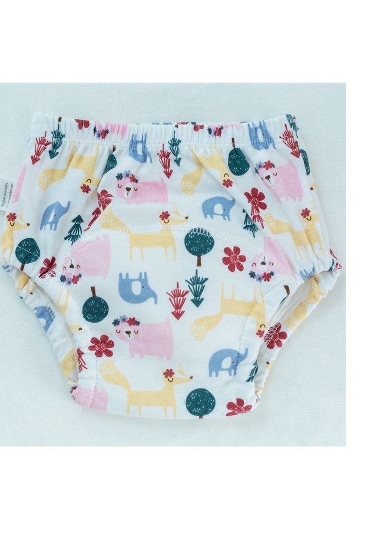 Loquat Squality Baby Training Washable Cut-Out Breathable Diaper Pants 
