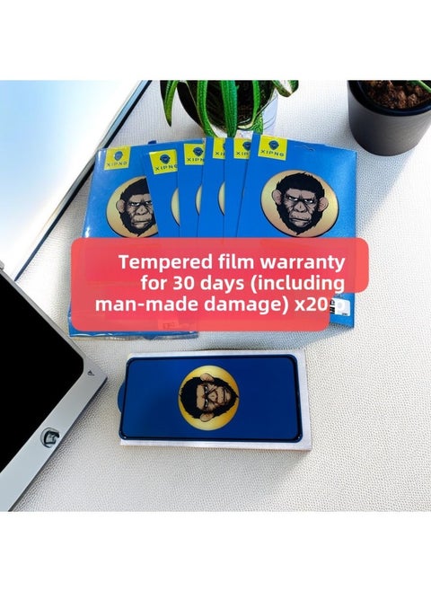 Lixin For Apple 14propromax 12 Ten In One Packaging High Aluminum Full Screen Brand Toughened Film-Color:1 HD XINPIN Folded Plating With Bottom Plate (30 Days Warranty)-Dimensions:Apple 12/12PRO