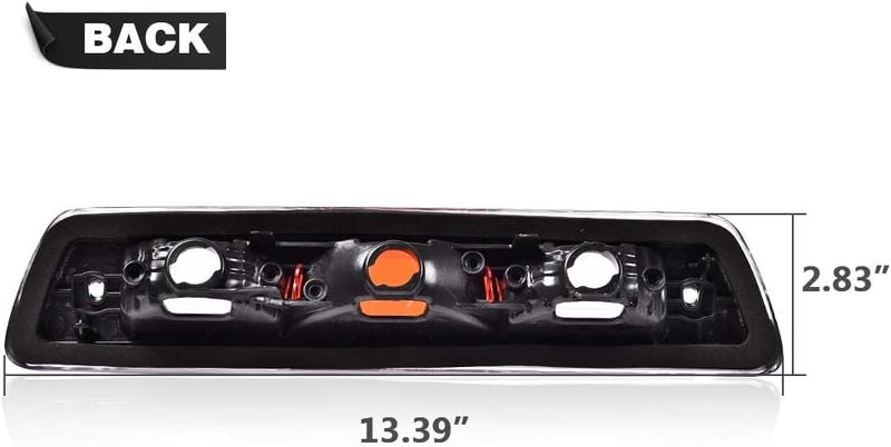 PIT66 Clear 3rd Third Brake Light, Compatible with Ford F150 Truck 2009 2010 2011 2012 2013 2014, High Mount Stop light Tercera luz de freno - Image 3