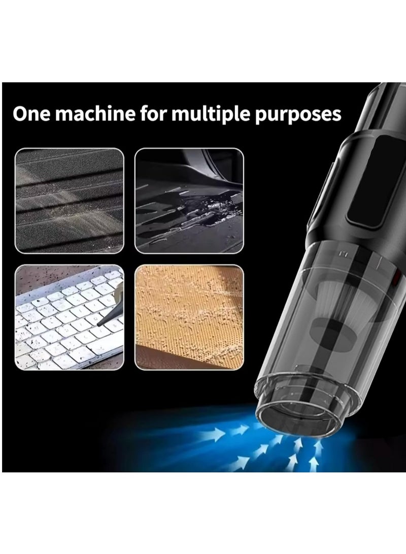 Maxtop Wireless handheld car vacuum cleaner, 3-in-1 portable vacuum, high-power 18000PA car vacuum, cordless vacuum cleaner for car and home, brushless motor handheld vacuum, rechargeable car vacuum, mini handheld vacuum for cars, portable vacuum with blower, long battery life car vacuum, ergonomic cordless vacuum cleaner. - Image 3