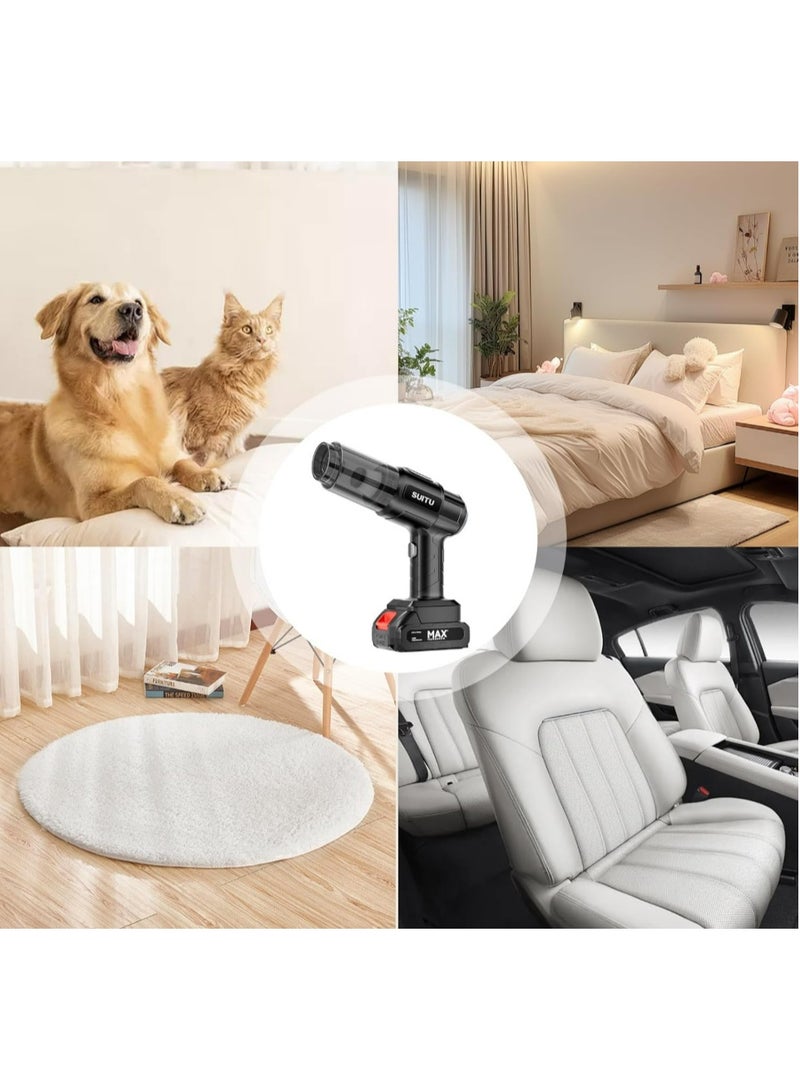 Maxtop Wireless handheld car vacuum cleaner, 3-in-1 portable vacuum, high-power 18000PA car vacuum, cordless vacuum cleaner for car and home, brushless motor handheld vacuum, rechargeable car vacuum, mini handheld vacuum for cars, portable vacuum with blower, long battery life car vacuum, ergonomic cordless vacuum cleaner. - Image 4