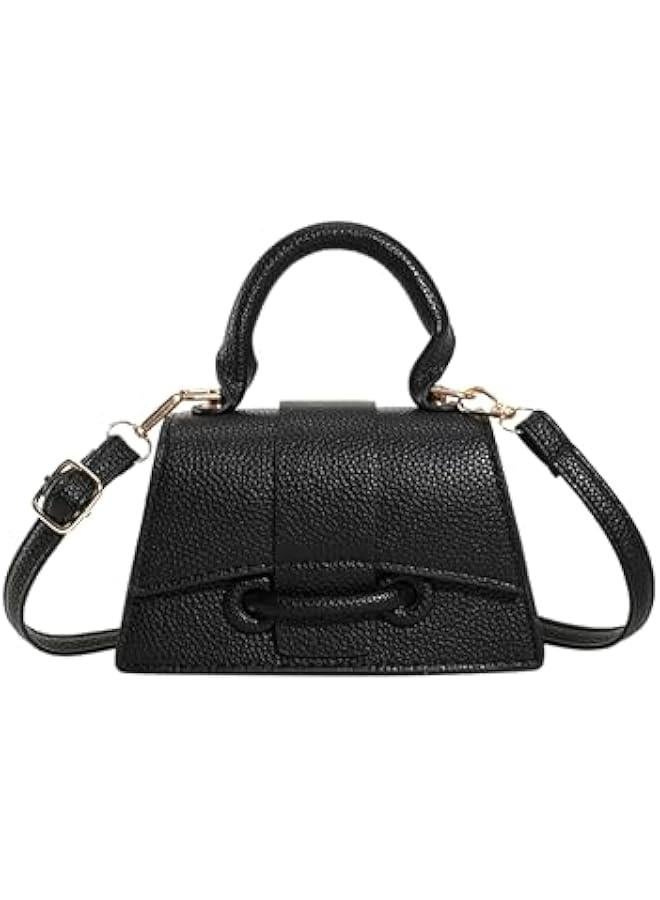 Arabest Mini Crossbody Handbag Women's Purse Clutch Cute Mini Trendy Bag Top Handle PU Leather Shoulder Bag - Image 1