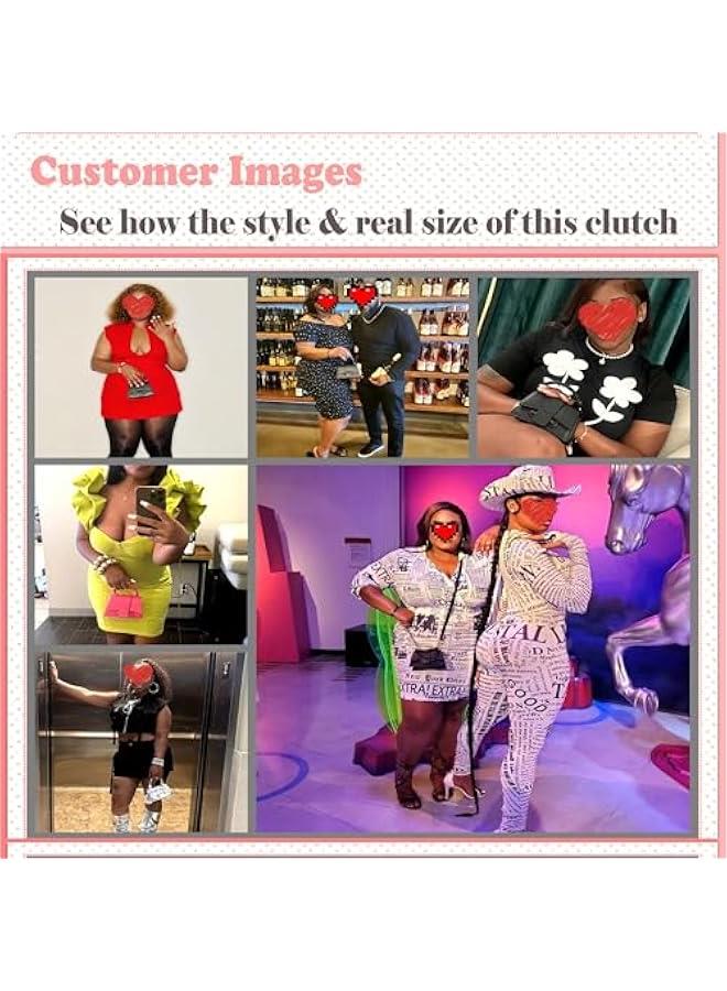 Arabest Mini Crossbody Handbag Women's Purse Clutch Cute Mini Trendy Bag Top Handle PU Leather Shoulder Bag - Image 3