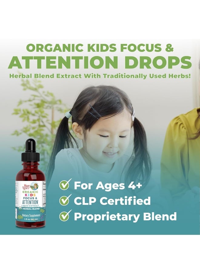 Kids Focus Support Supplement by MaryRuth's, Natural Brain Support Vitamin, Adrenal Complex with Astragalus Root, Gingko Leaf & Wood Betony Herb, 1 Month Supply, 1 Fl Oz - pzsku/ZA6325E0EB445FEE6A384Z/45/_/1741000322/7a502a18-1903-4b6f-8789-15a7f9c71776