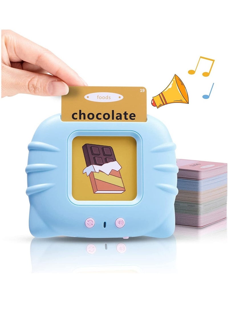 ELTRAZONE 112 Cards Talking Flash Cards for Toddlers 2-4 Years ,Educational Toys for 1 2 3 4 Year Old - Speech Therapy Toys Learning Animals Shape Color - Image 1