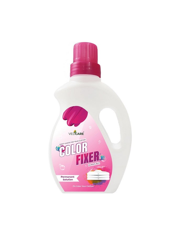 Vedcare Fabric Color Fixer Liquid For Clothes, Works For Silk, Cotton, Georgette And All Fabric 500 Ml, Pack of 1 - Image 1