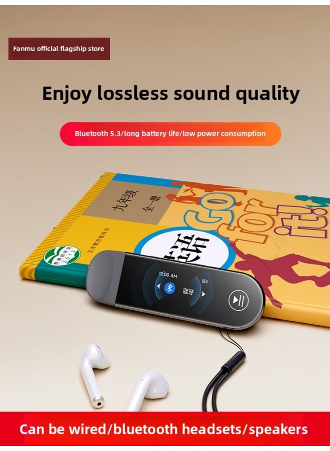 Mp3 Walkman Bluetooth Mp4 English Listening Senior High School Student Special Edition Music Player Listening Artifact-Body Color:Upgraded [back-clip Mp3] Push-pull + Bluetooth 5.3 + Long Battery Life-Memory Capacity:32g#Listen To Songs And Learn English In Primary School#Can Be Carried With School - Official Standard Configuration: Host + Charging Data Cable  - Image 3