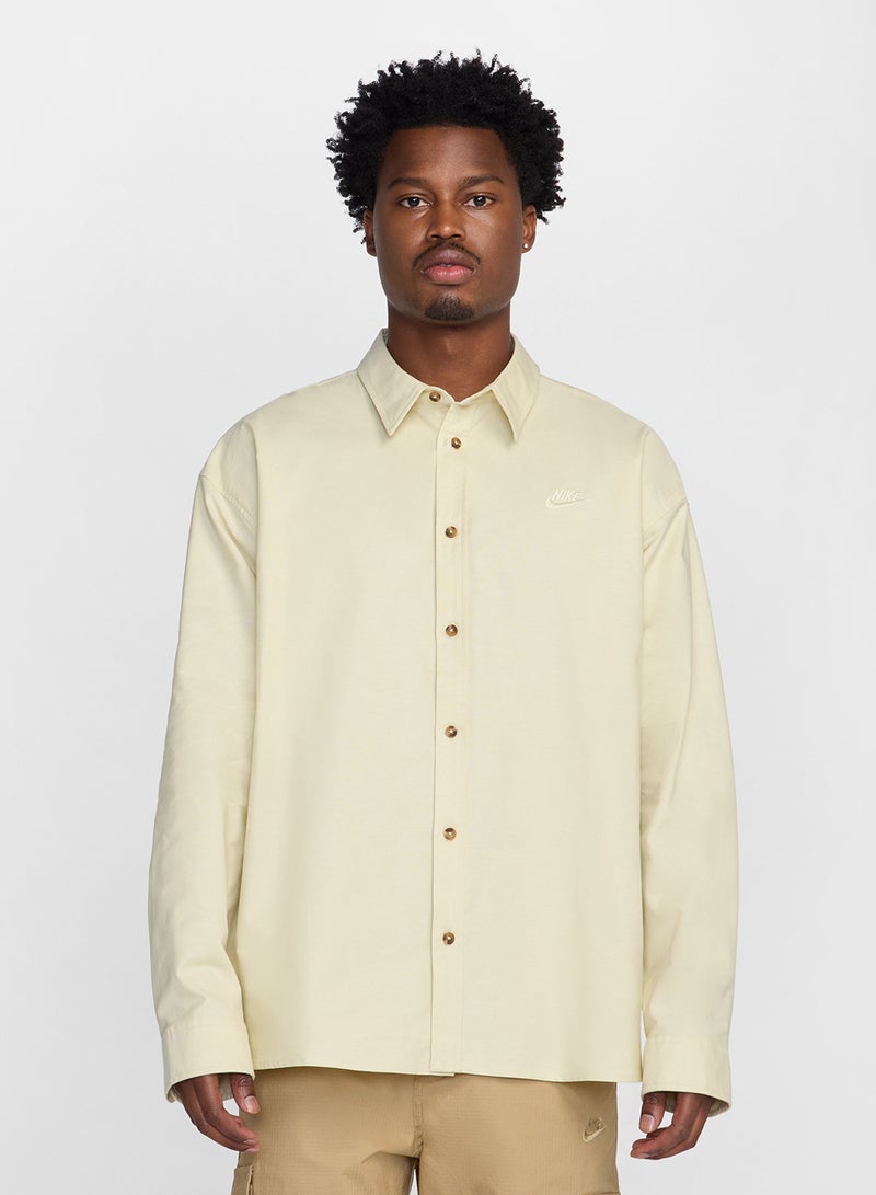 Nike Club Oxford Oversized Shirt - Image 1