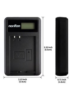 Norifon BLN-1 LCD USB Charger for Olympus E-M5, E-P5, OM-D E-M1, OM-D E-M5, Pen E-P5 Camera and More  - Image 2