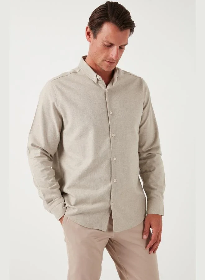 Buratti Cotton Regular Fit Button-Down Collar Winter Shirt Men's SHIRT CF24W127079