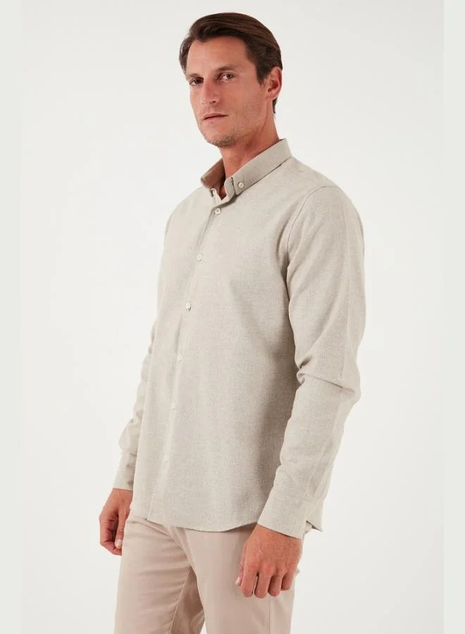 Buratti  Buratti Cotton Regular Fit Button-Down Collar Winter Shirt Men's SHIRT CF24W127079 for Men | Best Price UAE