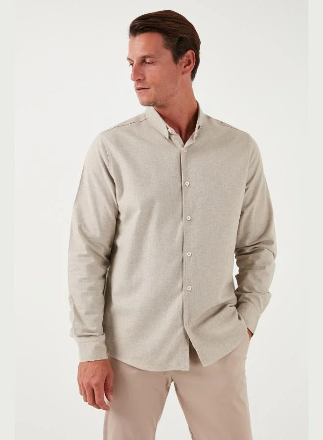 Buratti  Buratti Cotton Regular Fit Button-Down Collar Winter Shirt Men's SHIRT CF24W127079 for Men | Best Price UAE