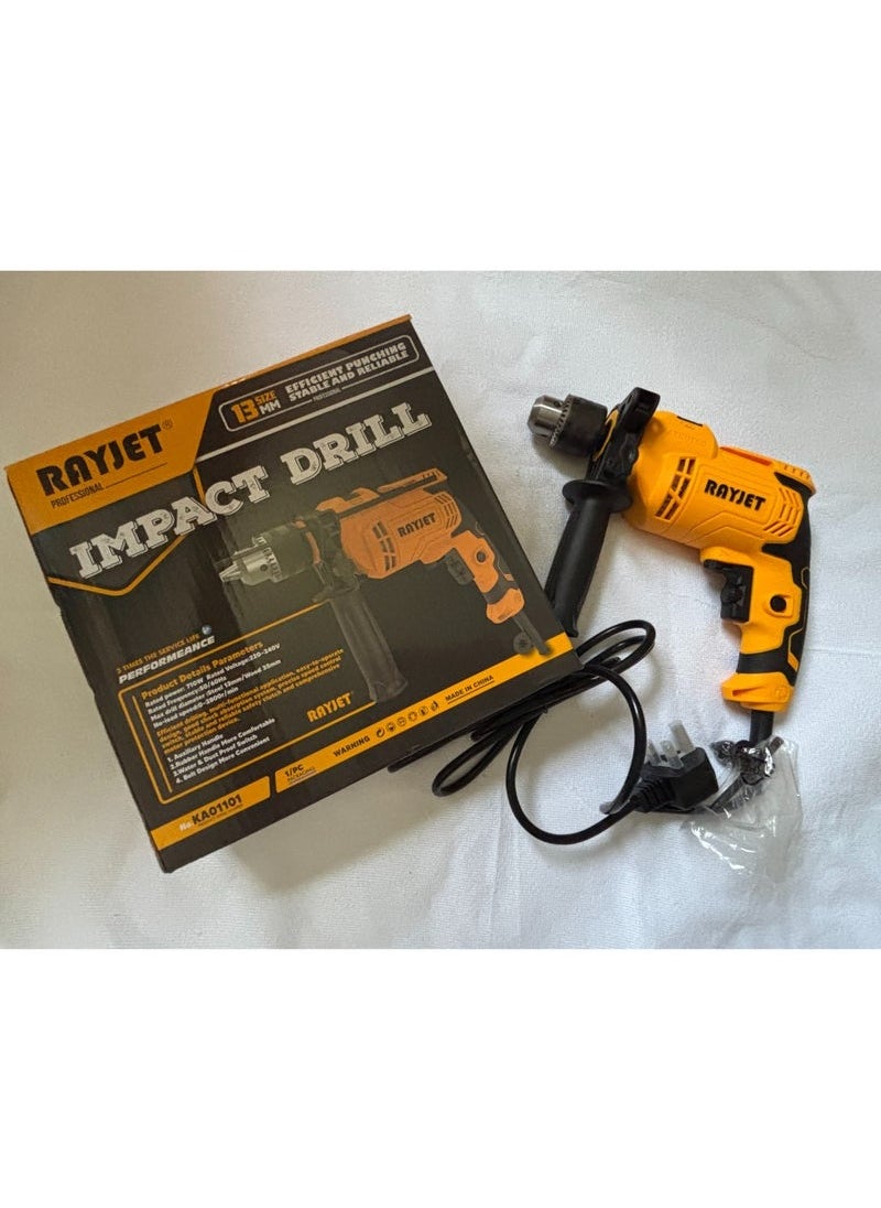 RAYJET 710W high power impact drill｜Steel 13mm/Wood 35mm｜0-2800 rpm｜220V universal｜  - Image 2