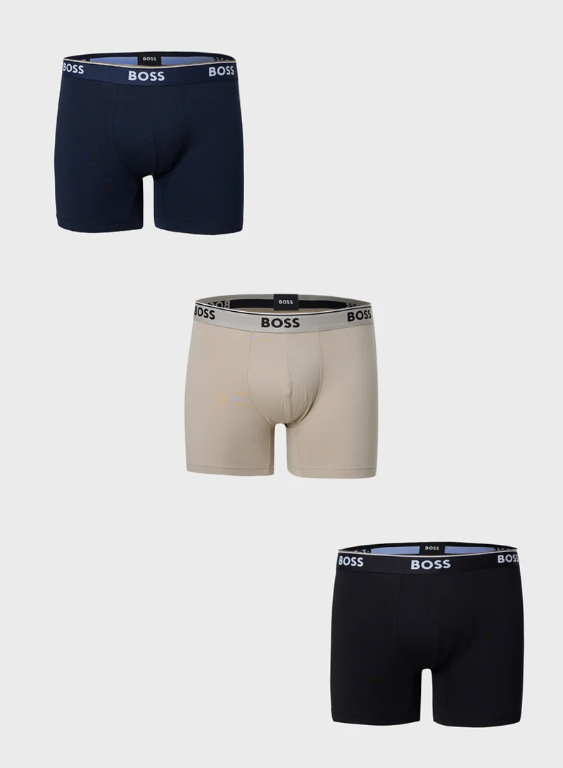 BOSS 3 Pack Logo Band Boxer