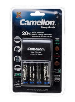 Camelion Camelion BC-1002A Fast Charger With 4 Battery 2500mAh  - Image 1