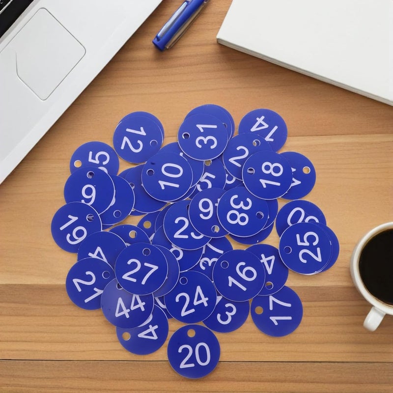Multi-hub shipment dispatch NUOBESTY 50pcs Blue Plastic Key Tags with Number Marking 1-50 Engraved Id Labels for Cabinet Coding, Key Box Management, and Travel Bag Identification Salt resistant coating Chemical free General standard compliant quality Classic modern blend design All-item matching trendy build Light & sturdy All-round well-engineered practical build Global upgraded economical craftsmanship Gulf standard sizing alternatives Varied size selections Multi-demand compliant quality General need oriented design Remote village delivery cover Most item matching trendy design Freeze crack proof Fixed delivery schedule Global production standard crafted No overseas transit wait Ready post purchase fulfill Globally selected raw material Cleaner resistant All user friendly build Multi-use upgraded craftsmanship Varied global sizing picks - Image 5
