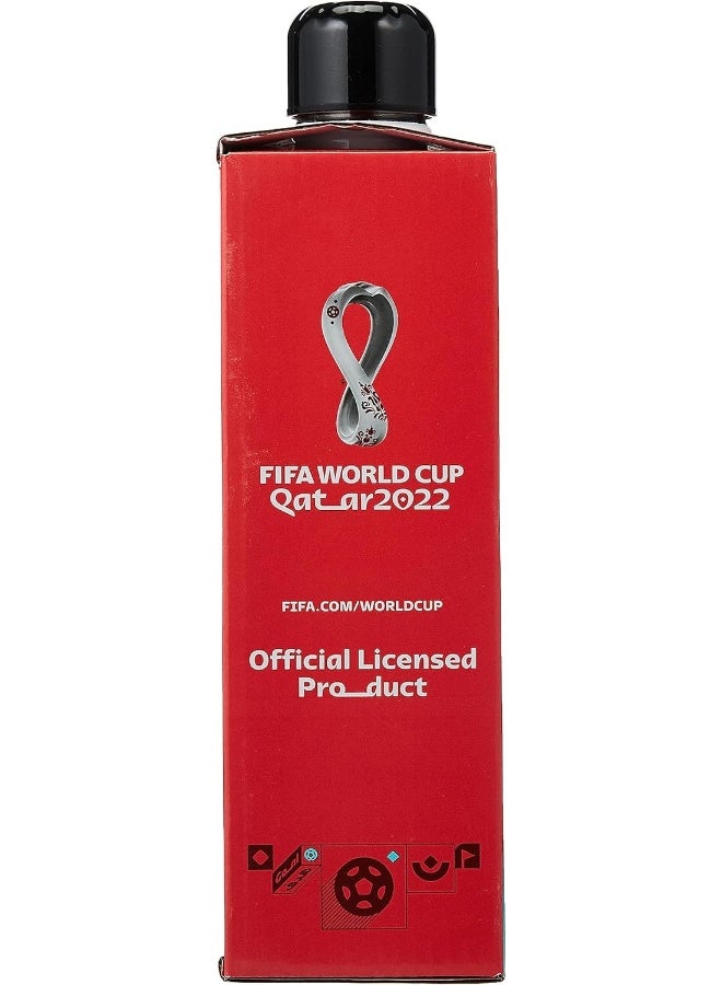 FIFA World Cup Qatar 2022 Football Stainless Steel Vacuum Double Wall Bottle 500Ml- Qc 35 Black - Image 2