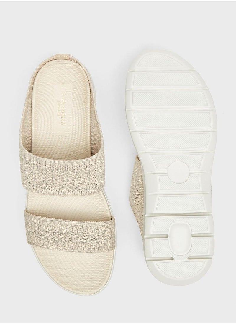 shoexpress Double Strap Wedge Sandals - Image 4