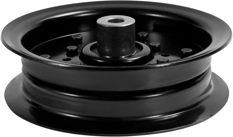 Sutmorly (2 Pack 532196106 Idler Pulley for Craftsman Mower - Flat Idler Pulley Fit for Husq Ariens Sears Poulan Riding Lawn Mower Tractor with 42" 46" 48" 54" Deck, Replace AYP 197379, 196106 - Image 5