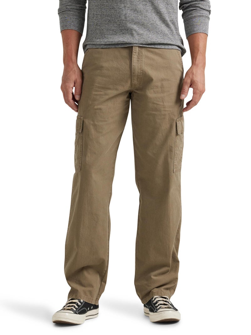 Wrangler Authentics Twill Relaxed Fit Cargo Pant, Military Khaki Ripstop, 38W x 30L - Image 5