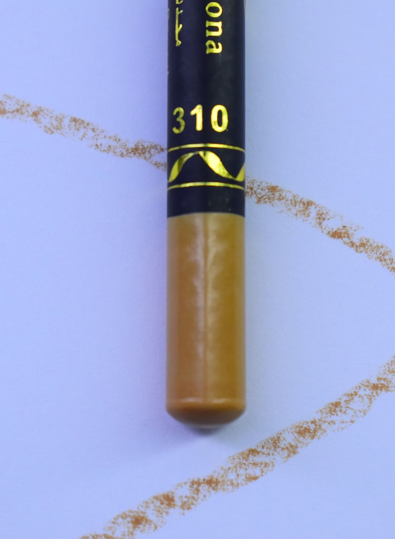 ماكس دونا 12 قطعا قلم عيون بيج جينجر رقم 310 - Image 5