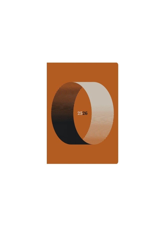 Collins Debden Collins Balance 12 Month Planner, July 2025-July 2026 Week-to-View Diary, A5 Hard Cover, Orange  - Image 1