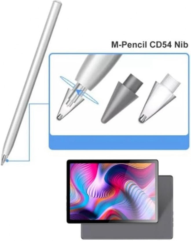 2 قطع من أطراف القلم القابلة للتغيير لقلم Huawei M-Pencil الجيل الثاني، قطع احتياطية لنهاية القلم، مناسبة للشاشات التي تعمل باللمس، نوع CD54، لون شفاف. - Image 3