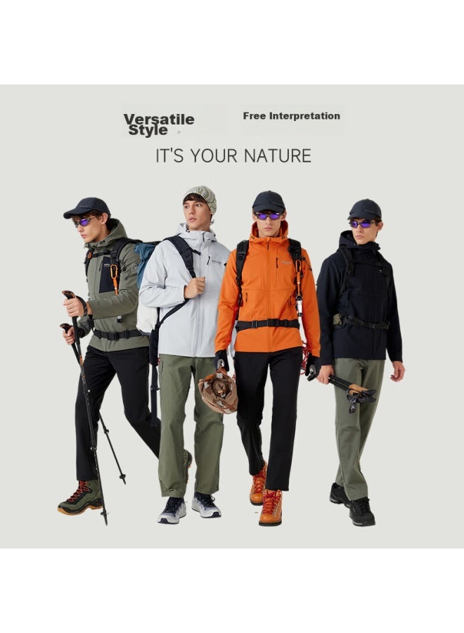 Northland Outdoor Men's Windproof And Water-resistant Soft Shell Jacket, Hiking And Mountaineering, Triple Protection, Oil-proof And Stain-resistant Coat - Image 4